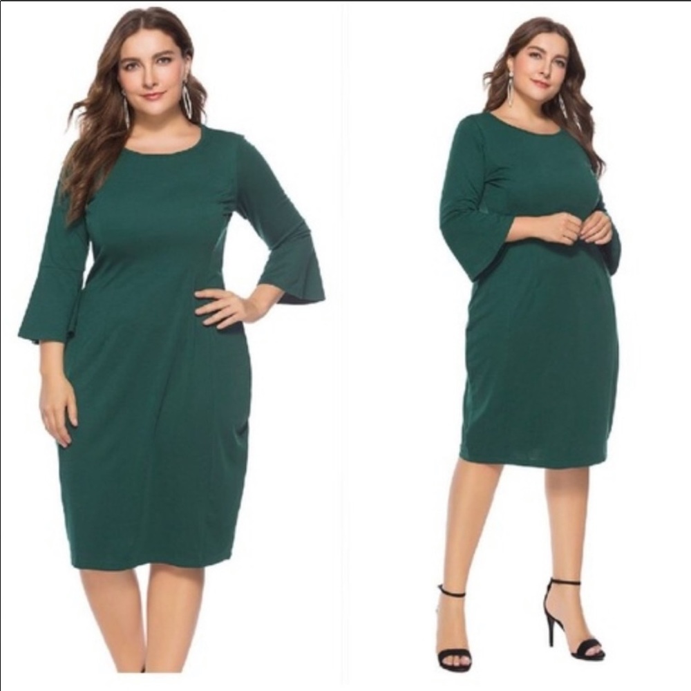 Green Dress - Picture 2 of 3